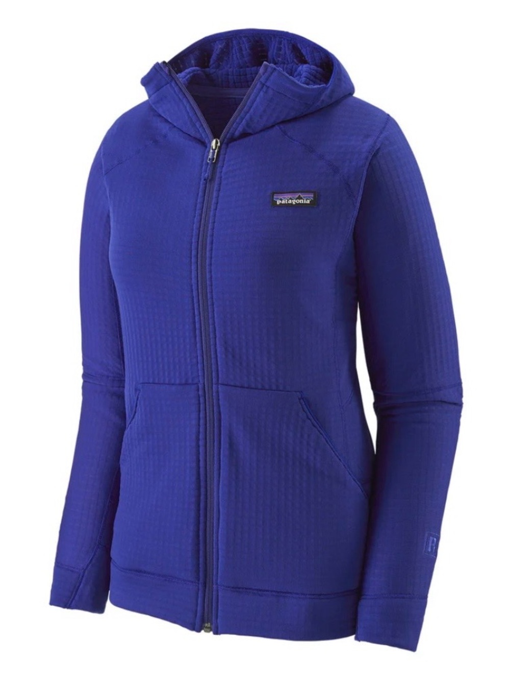 Women’s Patagonia R1 Air Full Zip Hoody Size XL Like New Cobalt Blue
